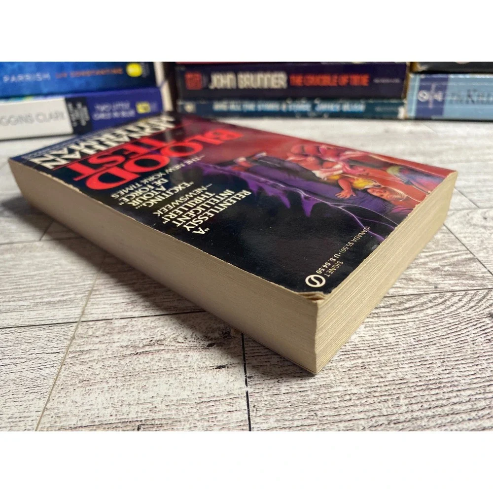 Blood Test Jonathan‎ Kellerman Paperback psychological Thriller Novel 1987
